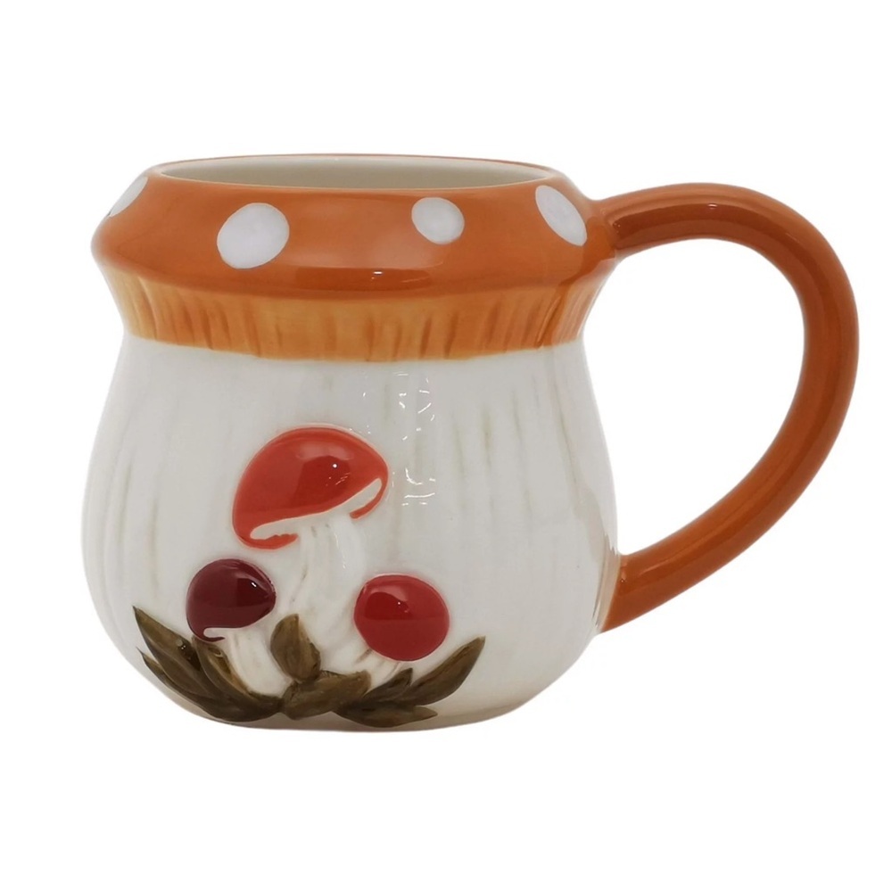 Fall Figural Mushroom Mug, NWT